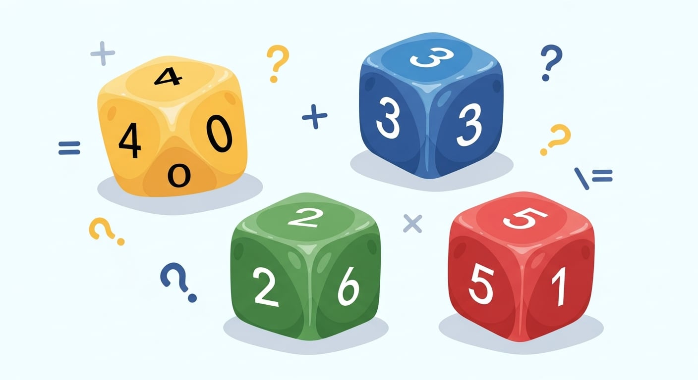 Los dados no transitivos se utilizan en clases de matemática para enseñar conceptos de estadística y teoría de juegos (Imagen Ilustrativa Infobae)