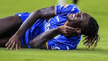 El delantero nigeriano Christantus Uche se perderá toda la temporada por una grave lesión en su rodilla derecha