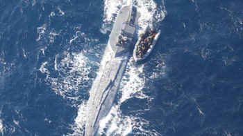 Un submarino con 10 toneladas