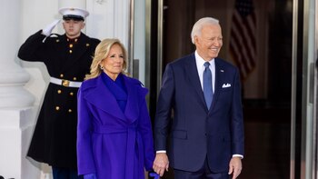 Joe Biden y su esposa