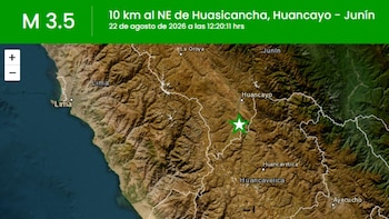 Temblor hoy en Perú EN VIVO: Dos sismos en Junín, epicentro y reporte del IGP del 22 de agosto de 2026