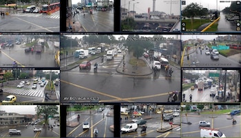 Continúa lloviendo en la capital del país - crédito Bogotá Tránsito/X