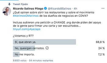 A las 14:30 horas la