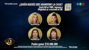 La placa negativa para la gala de eliminación del lunes 31 de agosto quedó integrada por Charlotte Caniggia, Yipio, Pincoya y Mariela Prieto