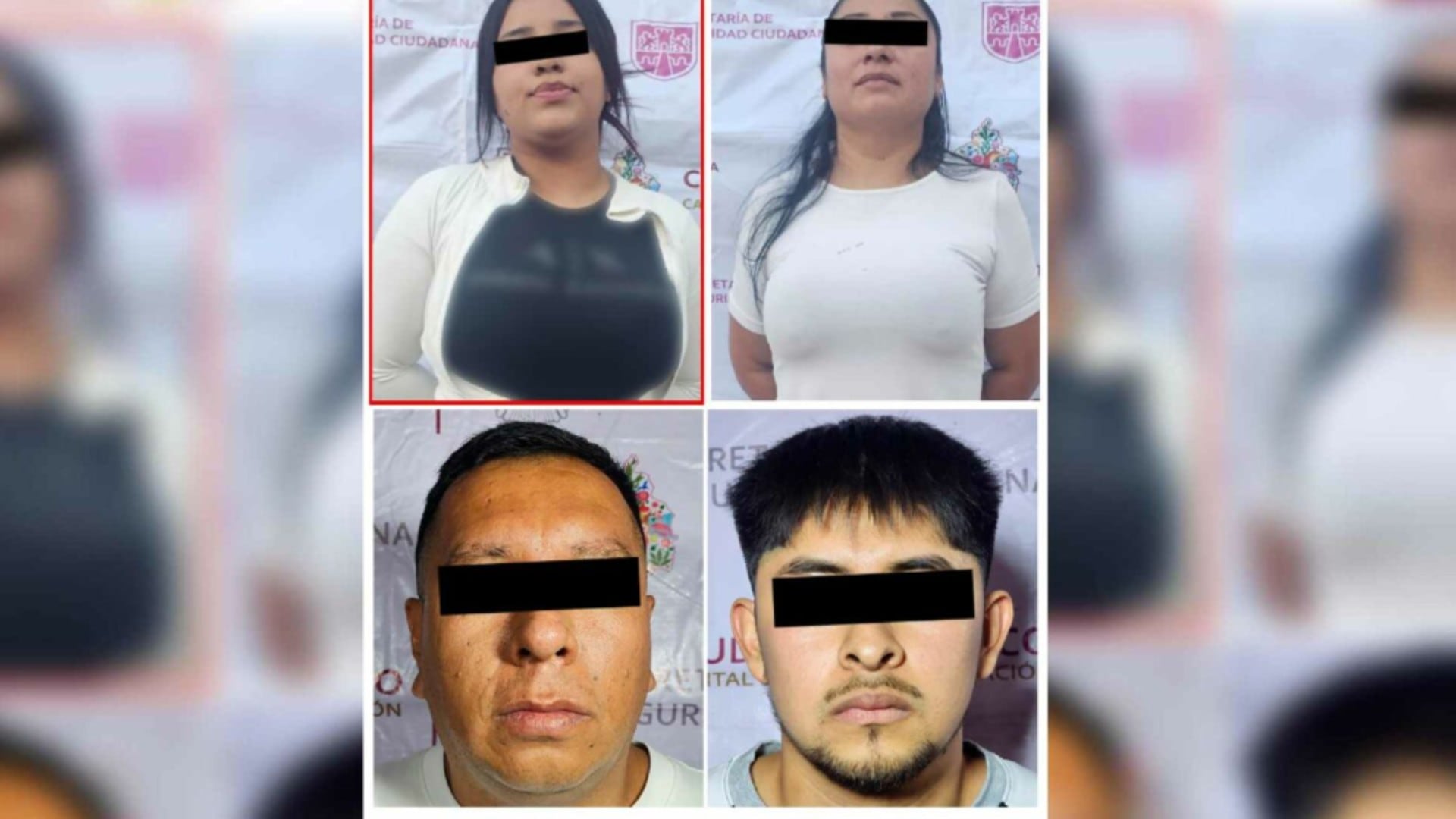 José “N” y Donovan “N”, identificados como presuntos integrantes de la organización delictiva. Durante la intervención se aseguraron diversas dosis de posible cocaína, marihuana y metanfetamina.
La dependencia precisó que el segundo operativo se realizó en la alcaldía Coyoacán, donde fueron detenidas Karla “N” y Harmuni “N”, señaladas como integrantes del mismo grupo. fpto: SSC CDMX