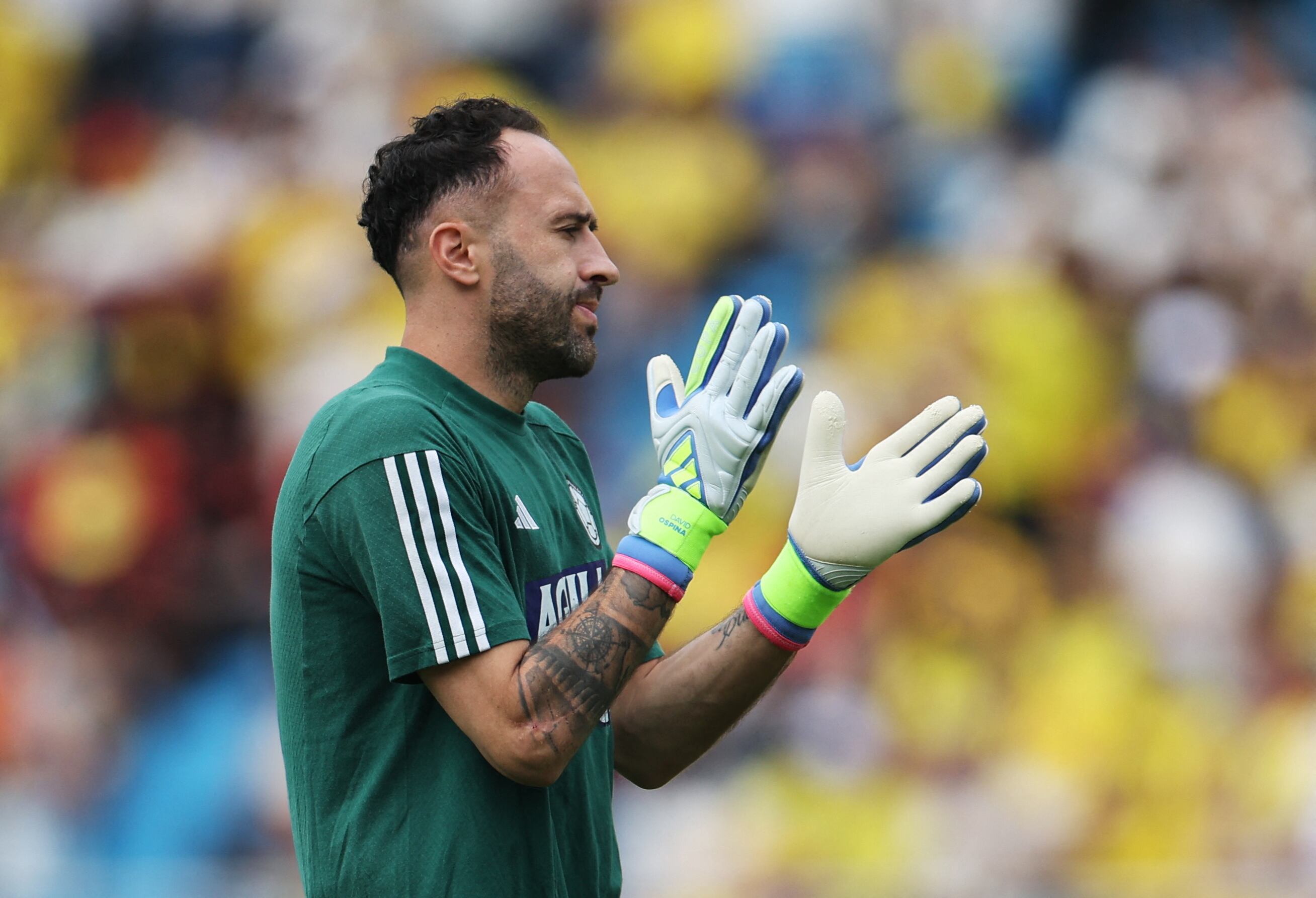 David Ospina ha sido uno de los jugadores referentes de la selección Colombia-crédito Luisa González/REUTERS