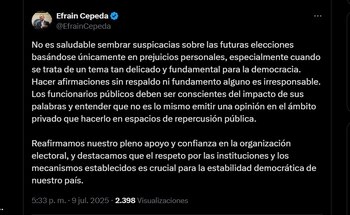 El presidente del Congreso advierte