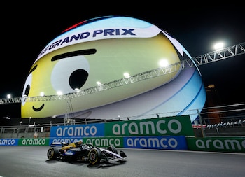 Sobre el Williams FW 46 en Las Vegas (Prensa Williams)