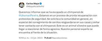 Trino del alcalde de Pereira,