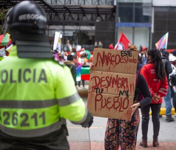 21/10/2020 AMP.- Colombia.- Al menos cinco muertos en una nueva masacre en Colombia.
Al menos cinco personas han sido asesinadas y cuatro más han resultado heridas en una nueva masacre perpetrada entre los municipios de Abrego y Ocaña, en Norte de Santander, en Colombia.
POLITICA
DANIEL GARZON HERAZO / ZUMA PRESS / CONTACTOPHOTO