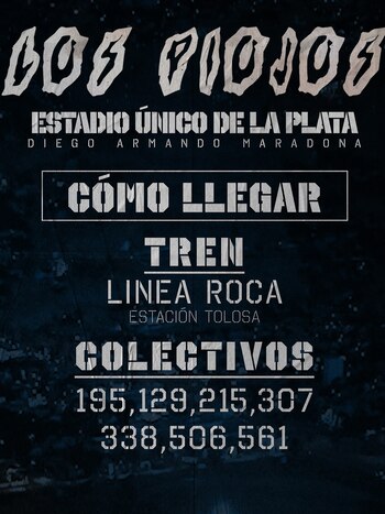 Habrá servicios complementarios de colectivos para los shows de Los Piojos en La Plata