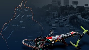 vías más peligrosas para ciclistas y peatones en CDMX