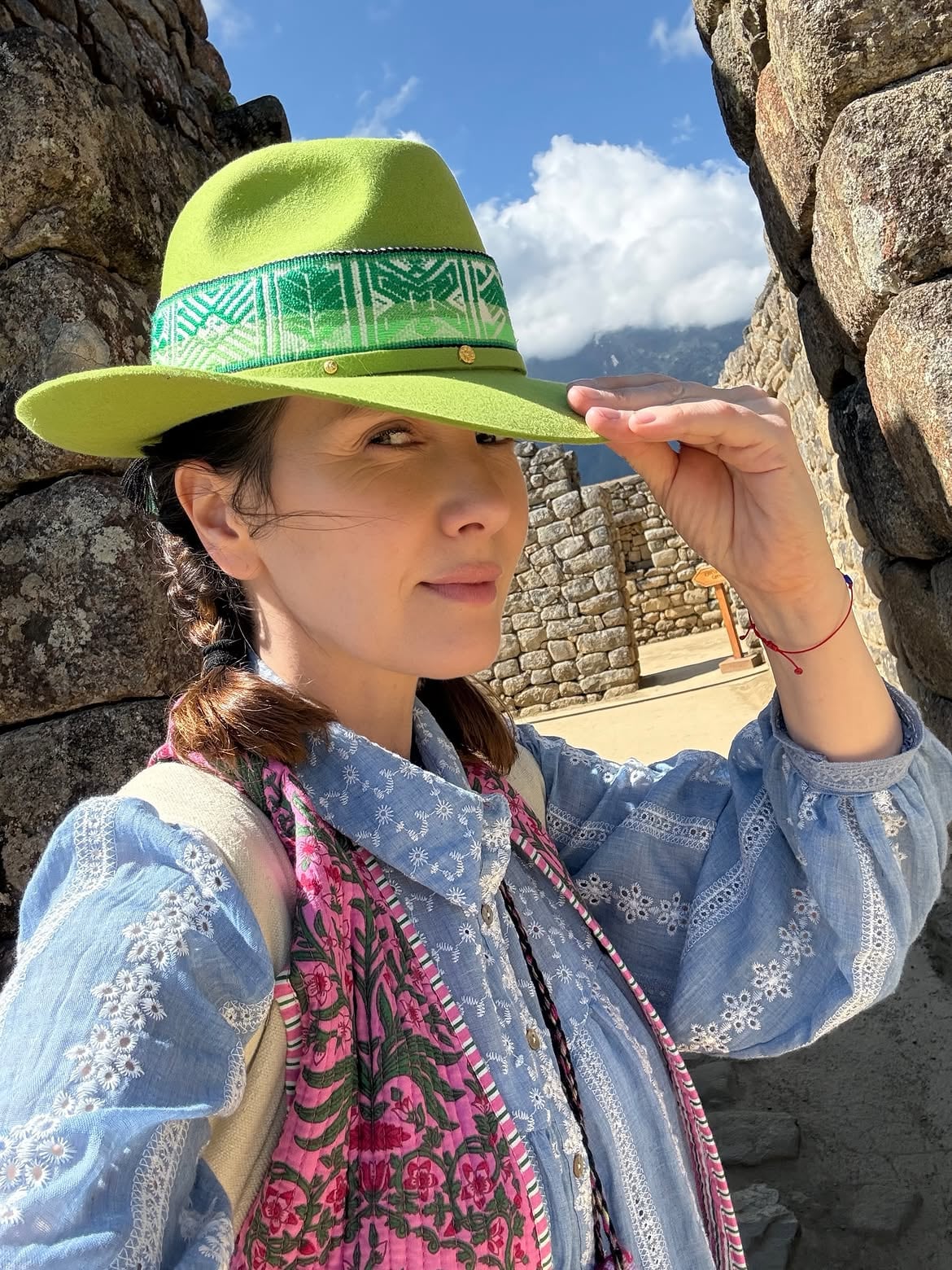 Natalia eligió Perú para sus vacaciones familiares y tuvo la oportunidad de conocer Machu Pichu