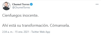 (Foto: Twitter de Chumel Torres)