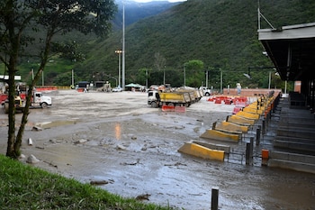 Quetame tras la avalancha del