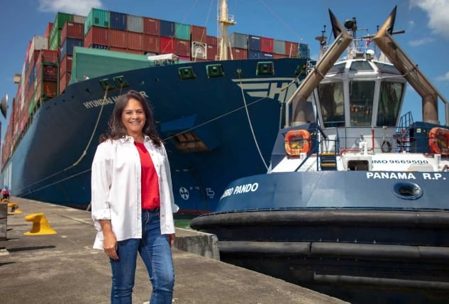 Ilya Espino de Marotta dirigirá el Canal de Panamá durante el periodo 2026-2033 y será la primera mujer en ocupar el cargo. Cortesía ACP