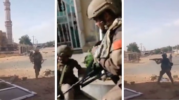 Uno de los mercenarios colombiano