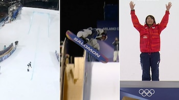 El espectacular salto que realizó