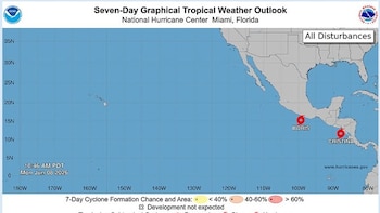 La tormenta tropical Cristina podría intensificar las lluvias en Guatemala