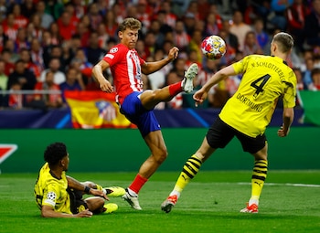 Marcos Llorente durante el partido