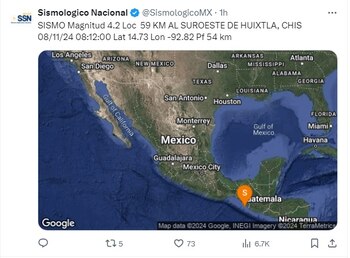 (X @SismologicoMX)