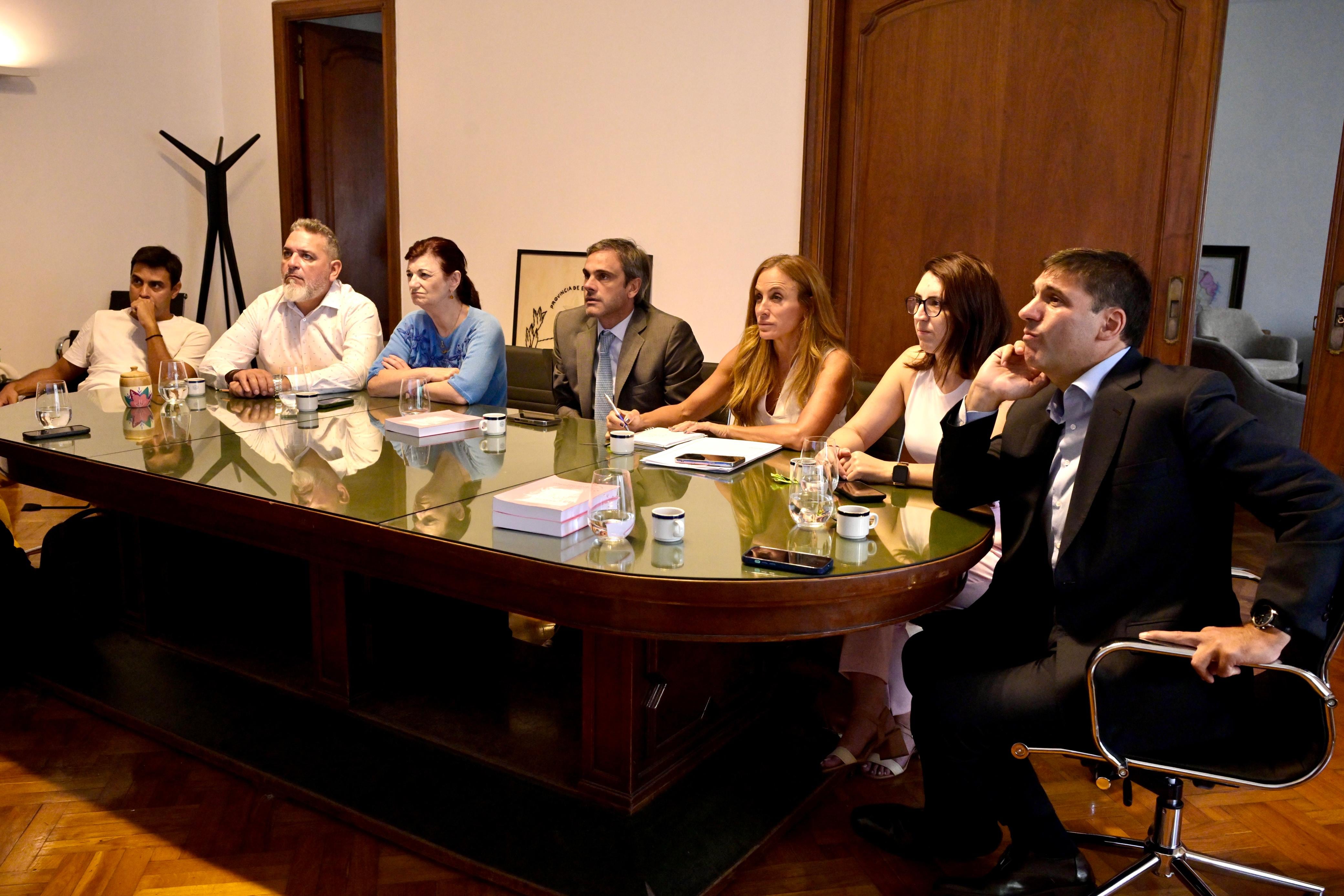 La reunión que mantuvieron un grupo de legisladores del interior con Diego Bossio y Martín Rapetti, titulares de la consultora Equilibra