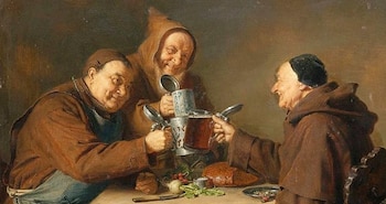 Los monjes en toda Europa