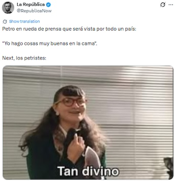 Algunas personas criticaron la reacción