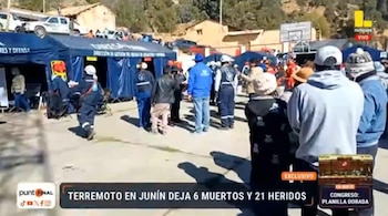 Seis muertos y cientos de damnificados: así vive Pumpunya tras el devastador sismo en Chongos Bajo. Captura: Latina.