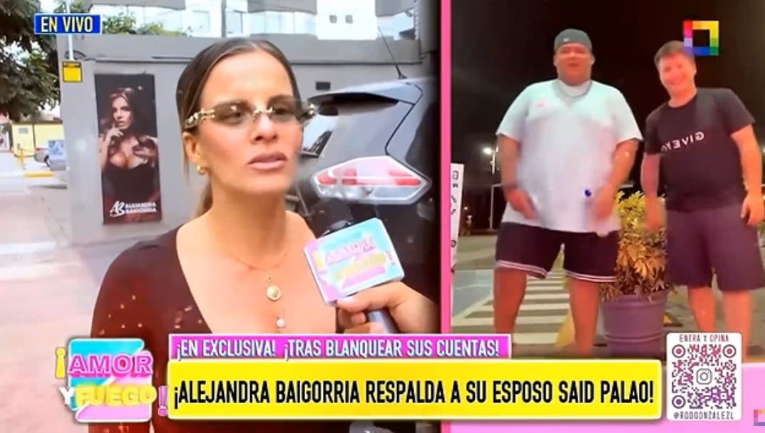 Alejandra Baigorria responde por chats de su hermano Derek expuestos por Pamela López. Captura: Amor y Fuego.