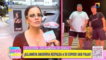 Alejandra Baigorria responde por chats de su hermano Derek expuestos por Pamela López. Captura: Amor y Fuego.