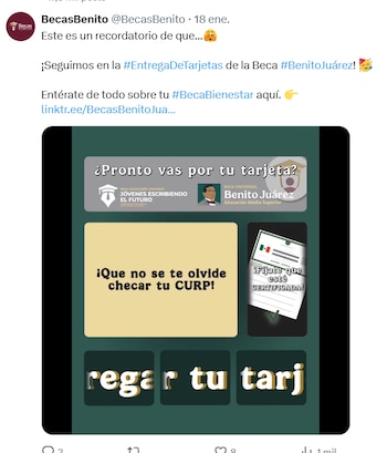 La CURP deberá estar certificada