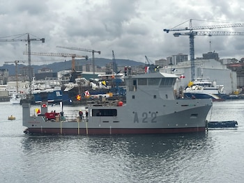 Presentación del buque ‘Proserpina’ para proteger el fondo marítimo (Armada)