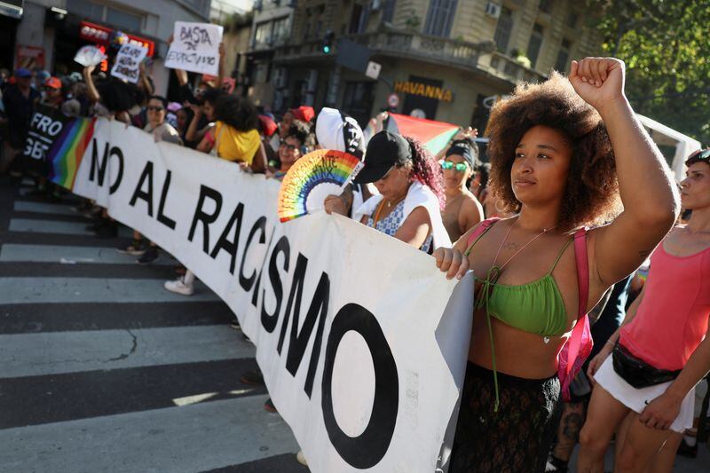 Una postal de lo que fue la Marcha por la Diversidad (REUTERS/Cristina Sille).