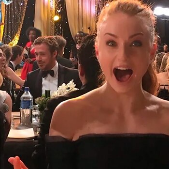 Sophie Turner compartió su emoción