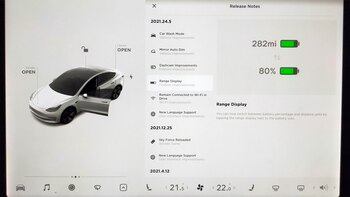 Tesla ha actualizado el software