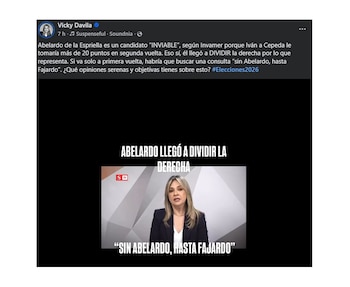 La candidata afirmó que busca