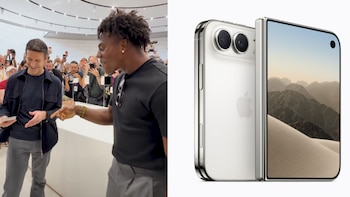 Apple regala un iPhone Duo a iShowSpeed en pleno evento de lanzamiento: John Ternus como nuevo CEO lo hizo posible