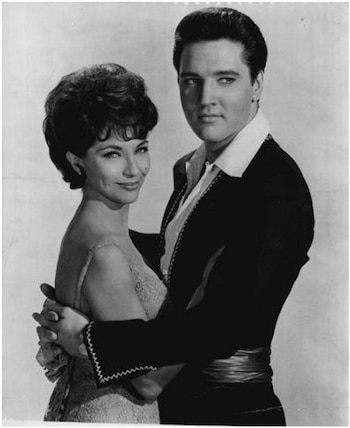 Elsa Cárdenas y Elvis Presley