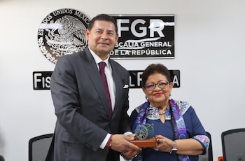 La titular de la Fiscalía General de la República (FGR), Ernestina Godoy Ramos, aseguró que el Estado mexicano supera en fortaleza a cualquier organización criminal. Crédito: FGR
