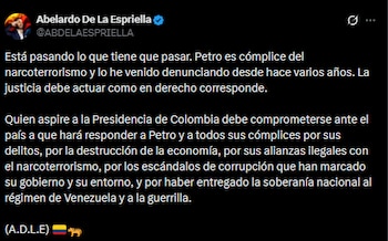El candidato presidencial, Abelardo de