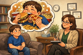 Cuando comer duele plantea que los trastornos de la conducta alimentaria deben abordarse desde la salud mental y no solo desde la comida - crédito Visuales IA
