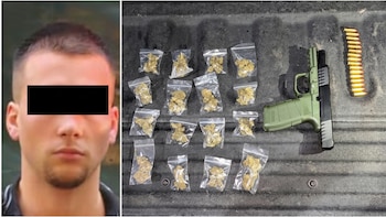 Estadounidense armado amenaza a comerciante del Centro Histórico para venderle droga: llevaba 20 dosis y 16 cartuchos