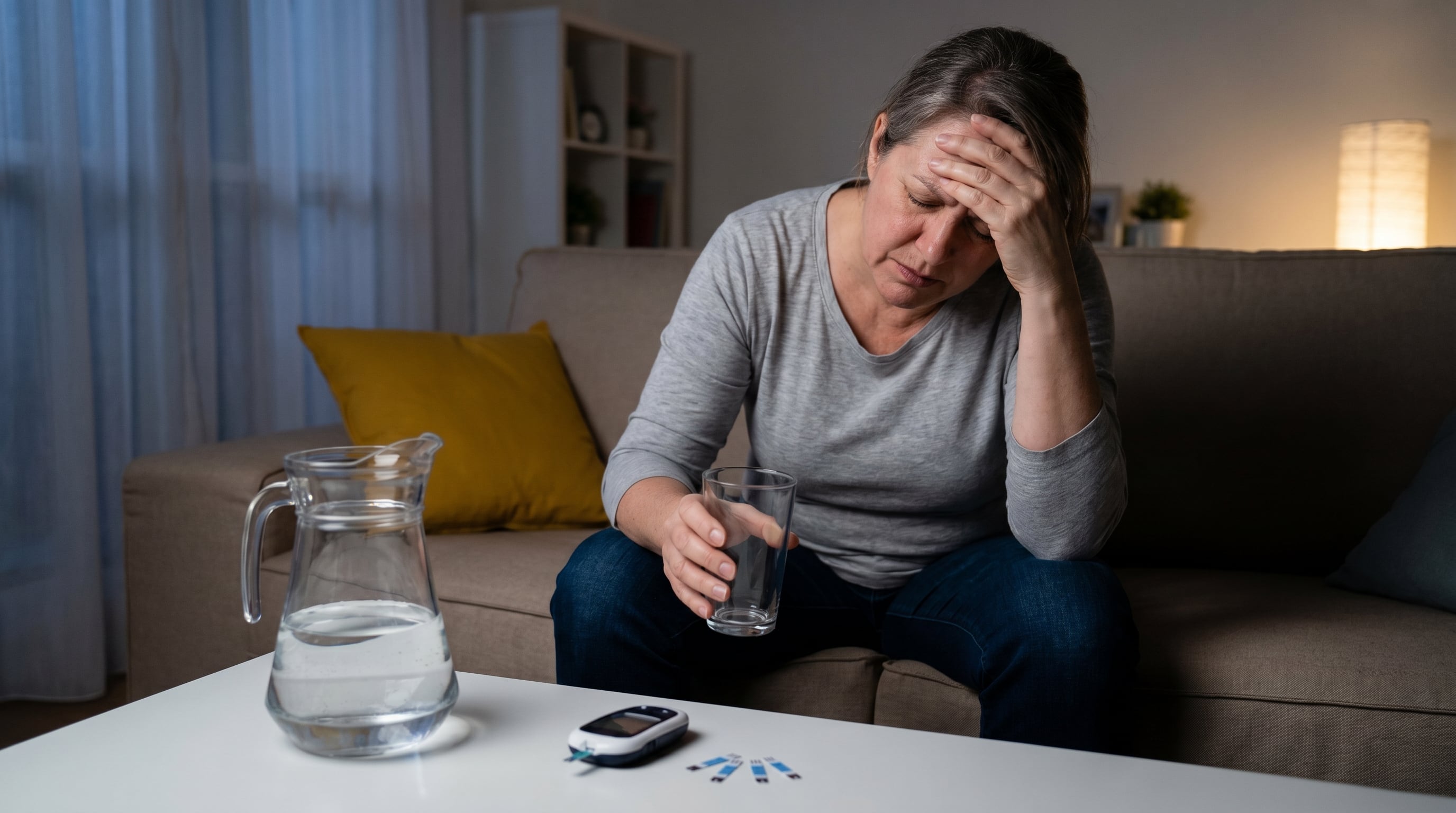 La deshidratación en adultos mayores aumenta la incidencia de infecciones urinarias, hipertensión y accidentes cerebrovasculares, alerta el British Journal of Nutrition (Imagen Ilustrativa Infobae)