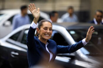 El 10 de junio comenzaron las charlas de transición entre López Obrador y Sheinbaum Pardo (REUTERS/Raquel Cunha)