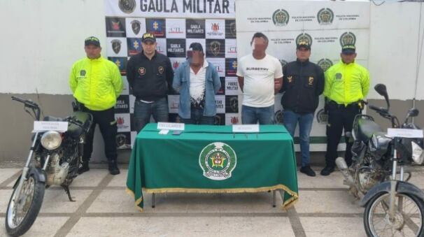 En el municipio de Sabana Torres del departamento de Santander, a inicios del mes de abril, soldados de Ejército Nacional lograron la captura del dos cabecillas del Clan del Golfo - crédito Ejército