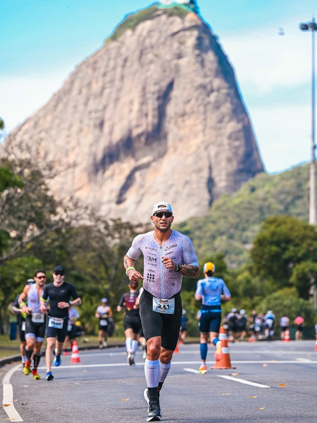 Rafael Moura corrió en el Ironman de Rio de Janeiro (Instagram)