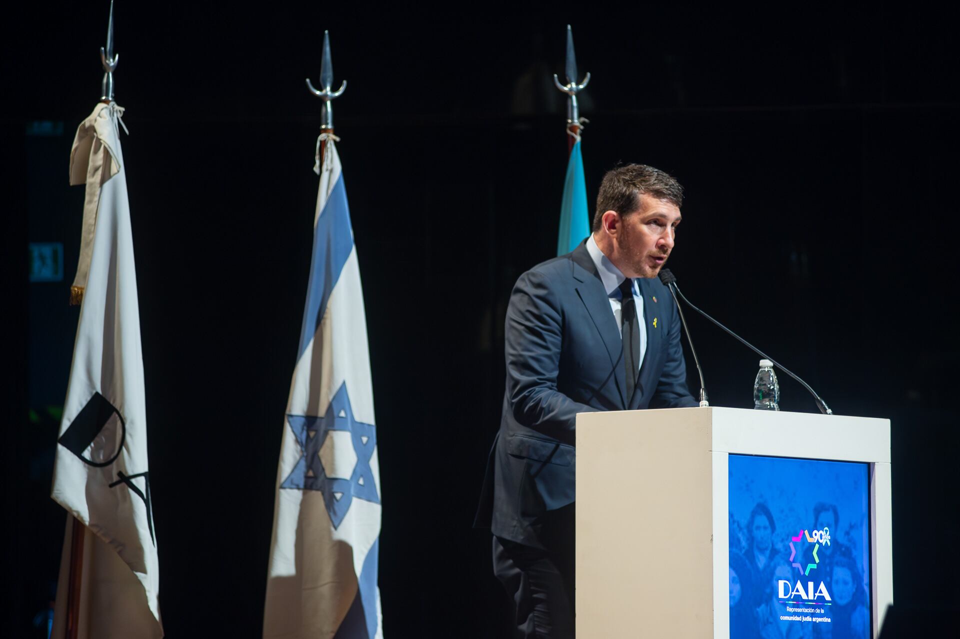 El presidente de la DAIA, Mauro Berenstein