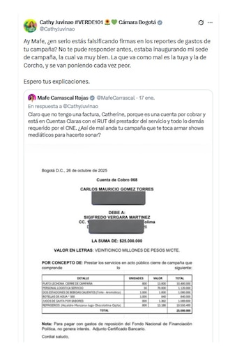 Con este mensaje en X,