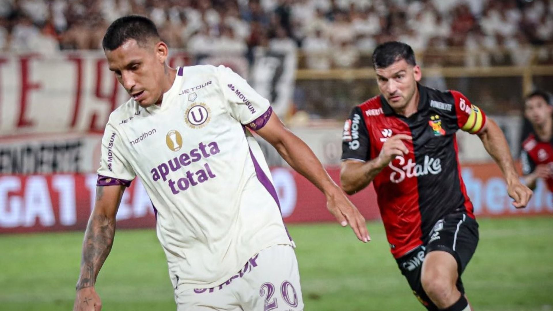 Alex Valera y Bernardo Cuesta, protagonistas del empate en el Monumental. - Crédito: ITEA